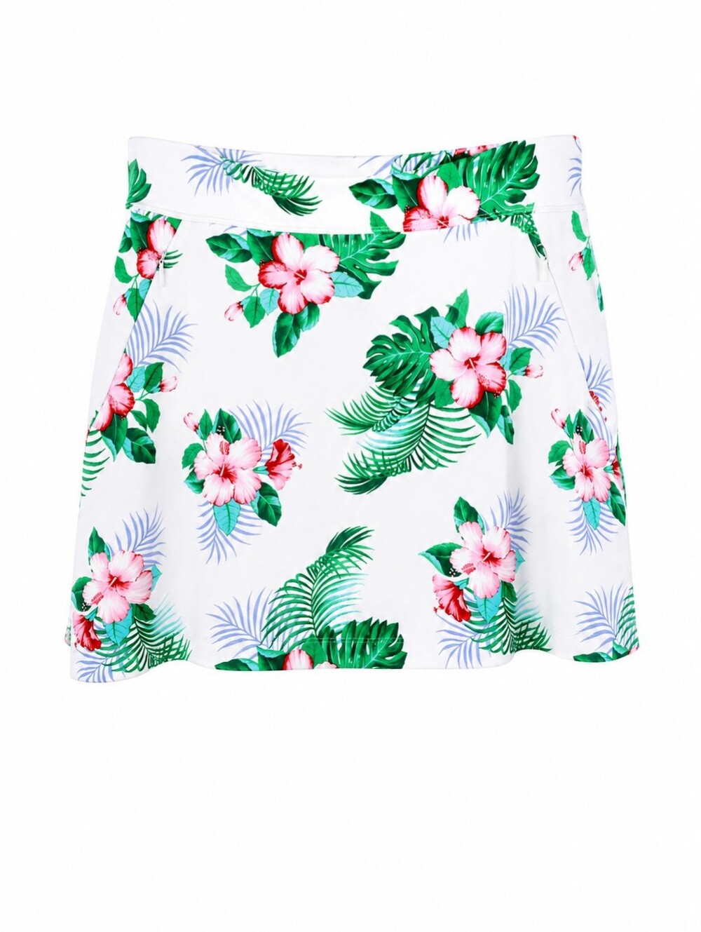 Tommy Bahama Aubrey Island Zone Mini Skirt Golf Skort Sz M Tropical Hibiscus